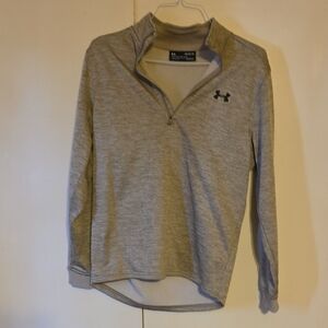 Under Armour Beige/Tan Half-Zip Top Pull Over
